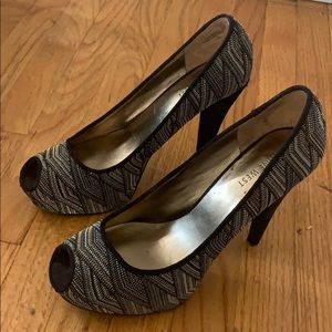 Nine West Peep Toe Pumps